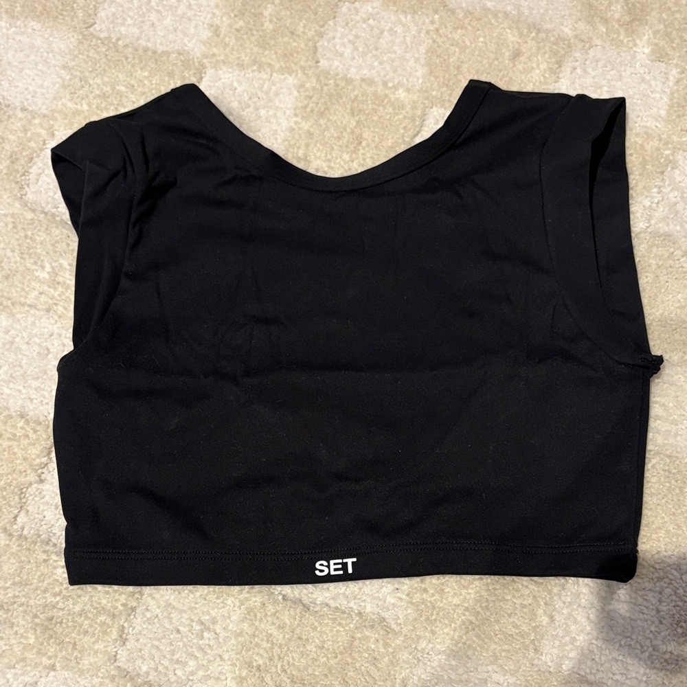SET Active Black Sports Bra